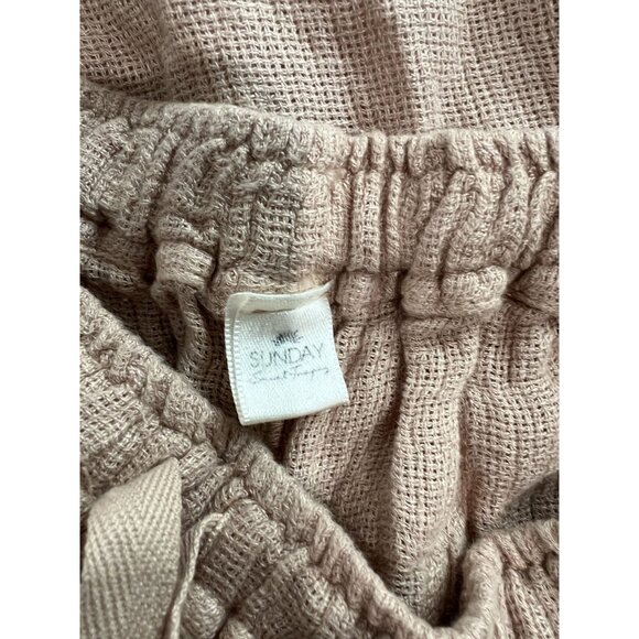 Sunday St. Tropez Linen Pants in Brown - Picture 5 of 5